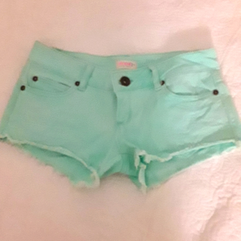 ARDENE MINT GREEN DENIM SHORTS